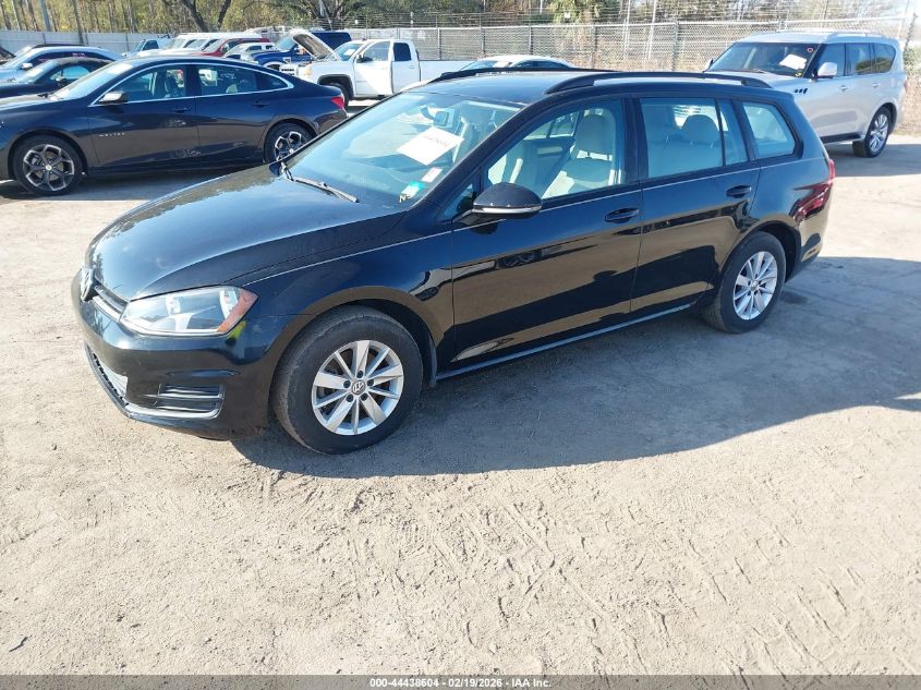 2016 Volkswagen Golf Sportwagen Tsi S 4-Door
