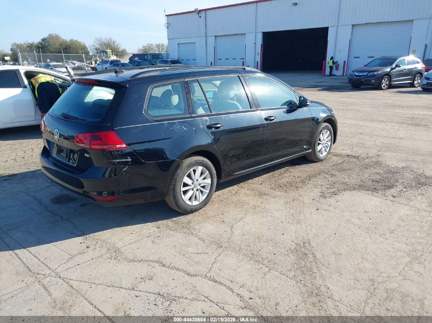 2016 Volkswagen Golf Sportwagen Tsi S 4-Door