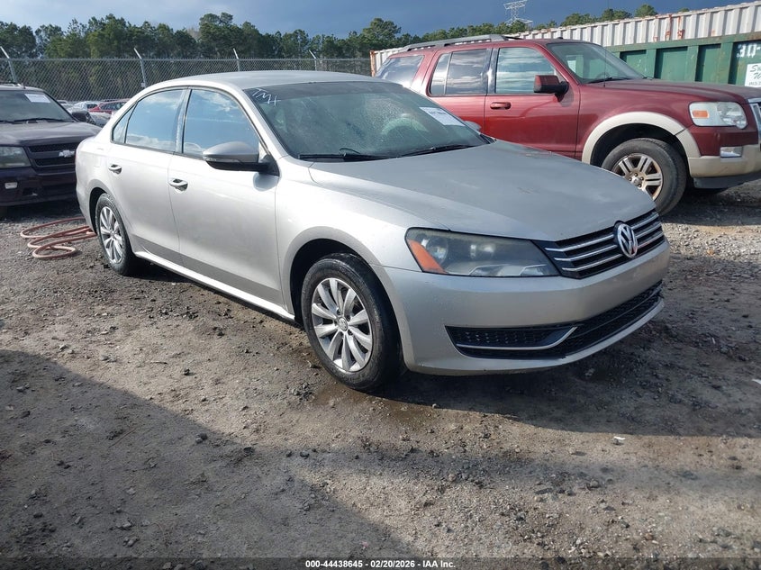 1VWAH7A36CC082122 2012 Volkswagen Passat 2.5L S auction photo 1