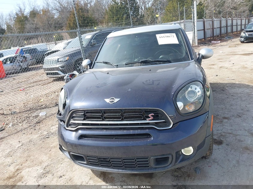 2016 Mini Countryman Cooper S VIN: WMWZC3C59GWT10997 Lot: 44438672