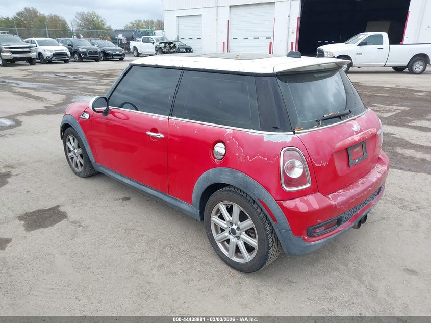 Vin: wmwsv3c54bty12886, lot: 44935534, mini cooper s 20113