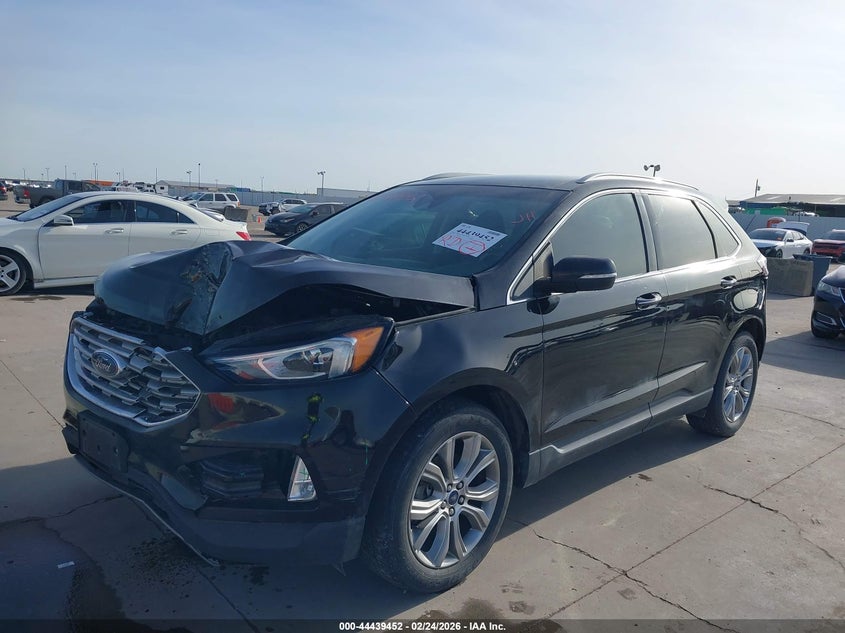 Vin: 2fmpk3k92kbb95750, lot: 44936105, ford edge titanium 20192
