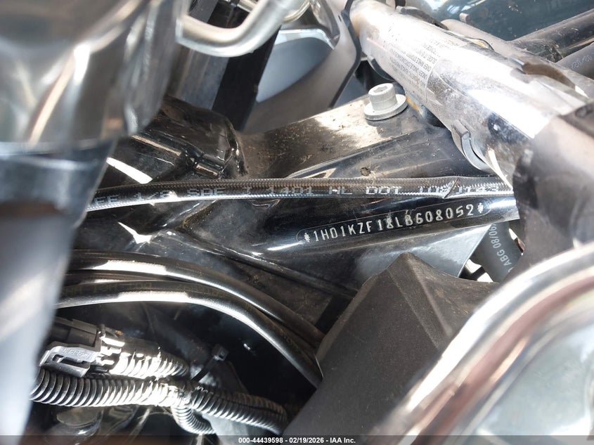 2020 Harley-Davidson Fltrk VIN: 1HD1KZF18LB608052 Lot: 44439598