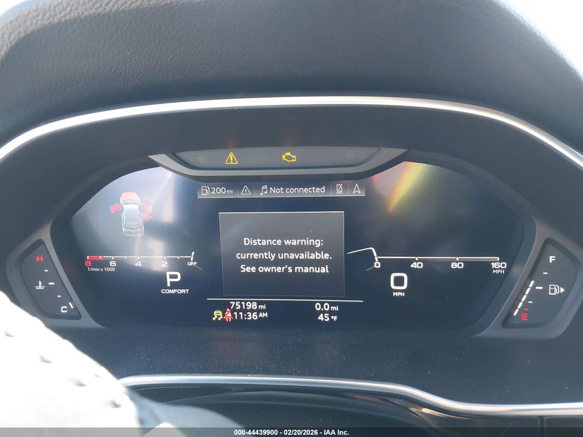 2020 Audi Q3 Prestige 45 Tfsi S Line Quattro Tiptronic VIN: WA1FECF39L1101822 Lot: 44439900