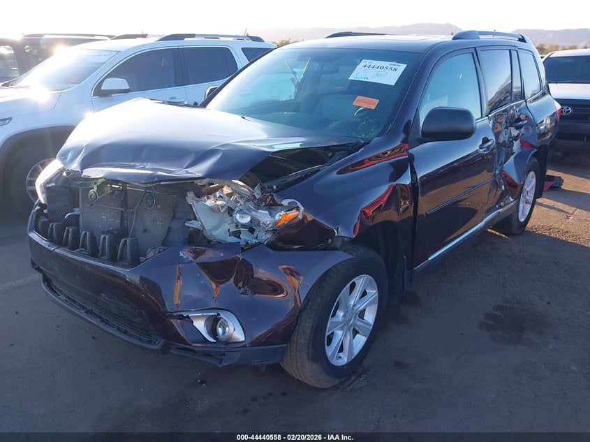 Vin: 5tdbk3eh2cs143245, lot: 44937211, toyota highlander se v6 20122