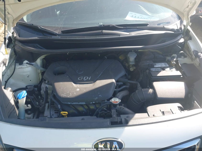 2012 Kia Rio 1.6 Ex white Lot 111044440646 Vin KNADN4A32C6090186