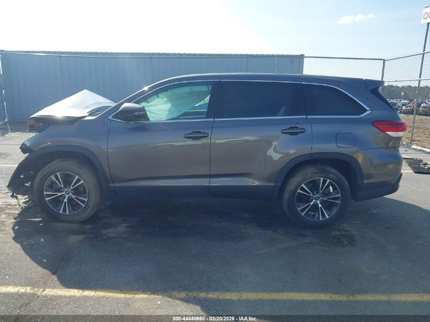 2019 Toyota Highlander Le VIN: 5TDBZRFH6KS733816 Lot: 44440660