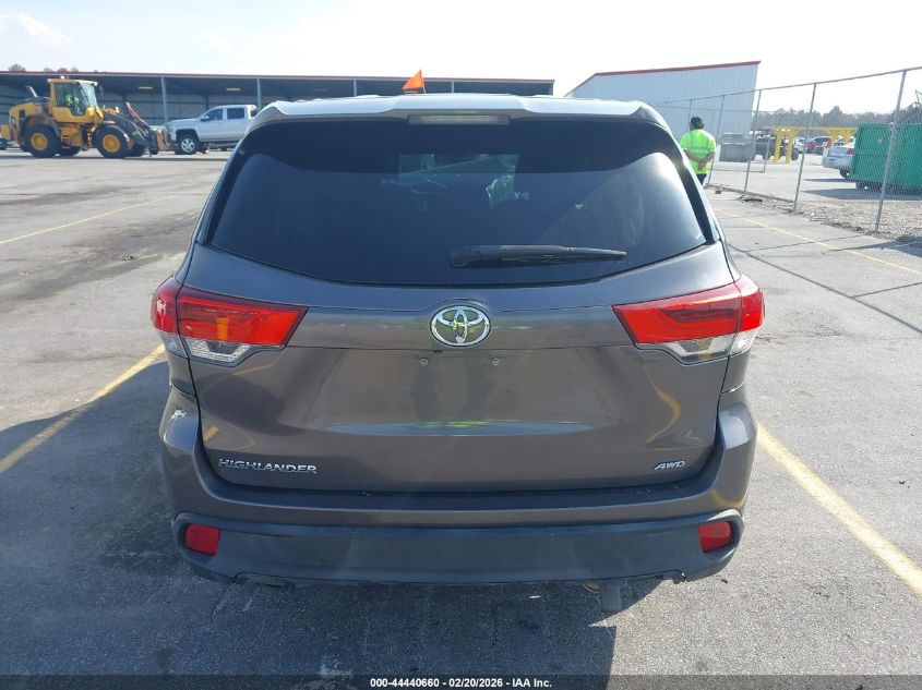 2019 Toyota Highlander Le VIN: 5TDBZRFH6KS733816 Lot: 44440660