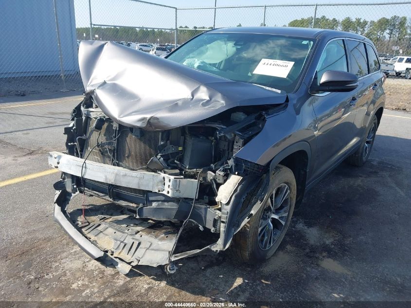 2019 Toyota Highlander Le VIN: 5TDBZRFH6KS733816 Lot: 44440660