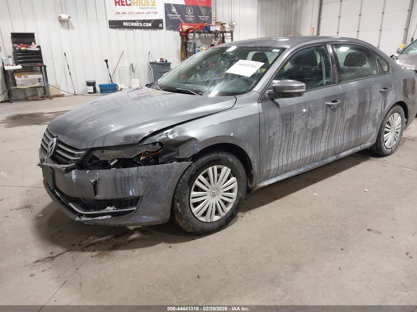2014 VOLKSWAGEN PASSAT SEDAN 2.5L I-5 DOHC, VVT, 170HP