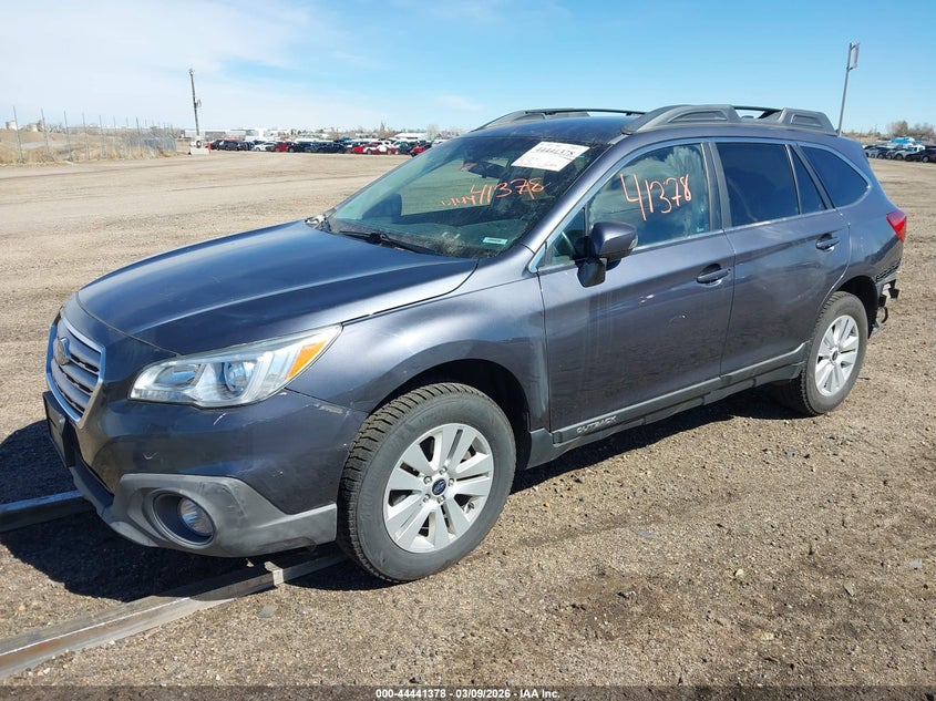 Vin: 4s4bsafc9g3292889, lot: 44938031, subaru outback 2.5i premium 20162