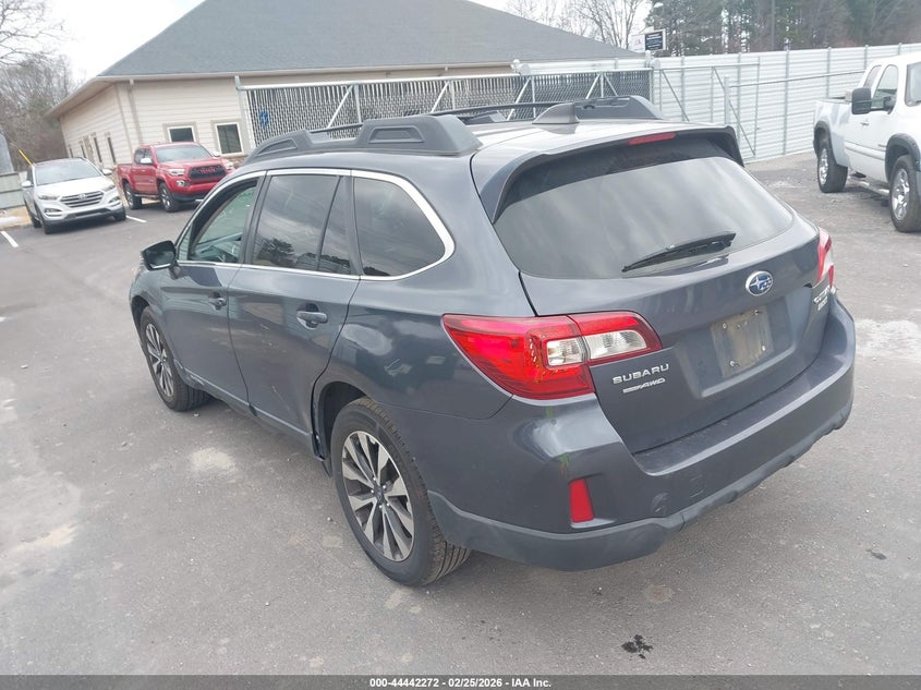 Vin: 4s4bsakc3h3398584, lot: 44938925, subaru outback 2.5i limited 20173