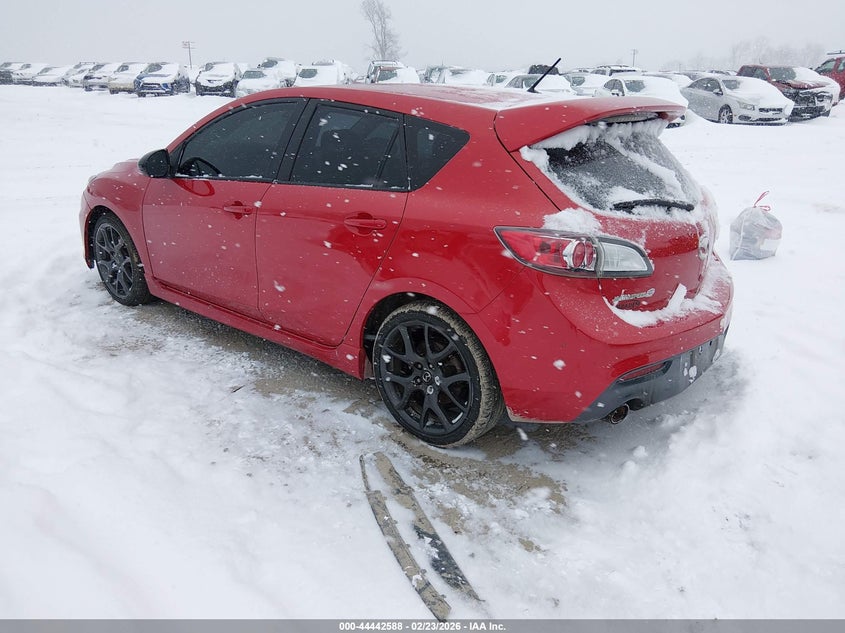 Vin: jm1bl1l34d1778703, lot: 44939241, mazda mazdaspeed3 touring 20133