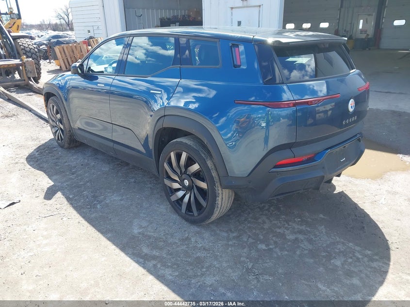 Vin: vcf1zbu26pg004315, lot: 44939388, fisker ocean one 20233