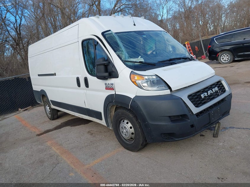 3C6URVJG3KE537401 2019 Ram Promaster 3500 Cargo Van High Roof 159 Wb Ext auction photo 1