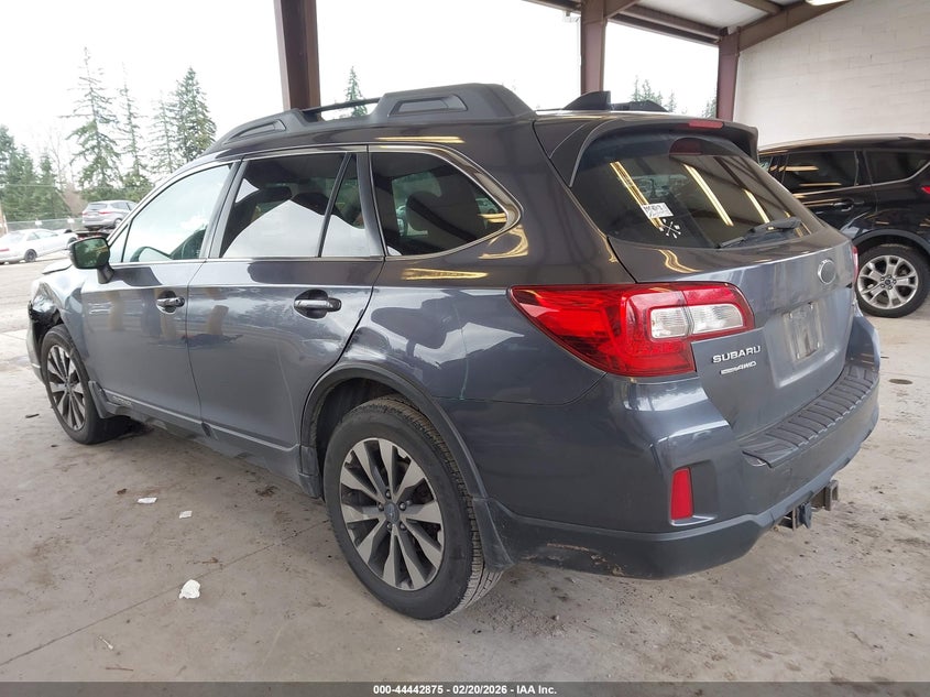 Vin: 4s4bsenc3g3239159, lot: 44939528, subaru outback 3.6r limited 20163