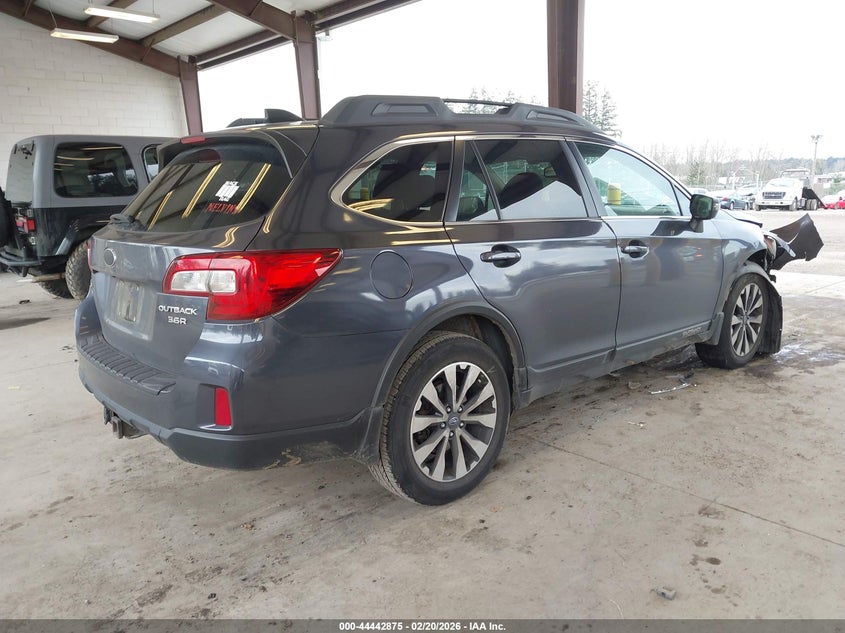 Vin: 4s4bsenc3g3239159, lot: 44939528, subaru outback 3.6r limited 20164
