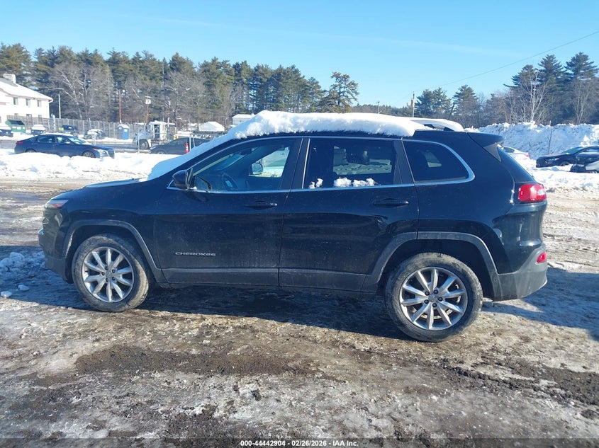 2017 Jeep Cherokee 2.4 Limited 4X4 black Lot 111044442904 Vin 1C4PJMDBXHW562298