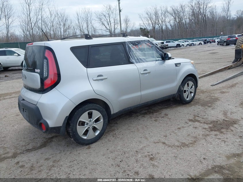 Vin: kndjn2a24e7734334, lot: 44939756, kia soul 20144