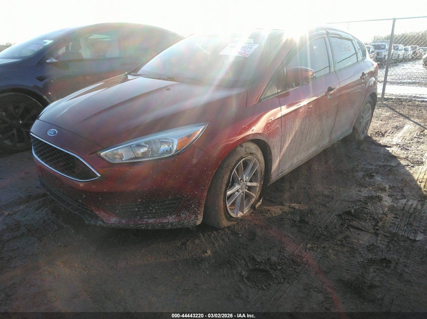 Vin: 1fadp3k23fl200297, lot: 44939873, ford focus se 20152