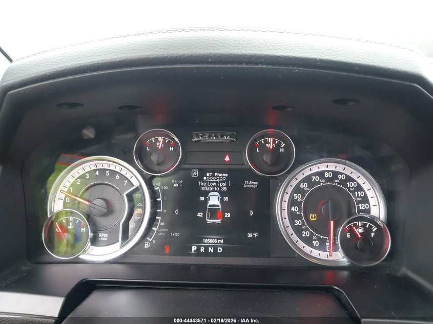 2013 Ram 1500 Laramie VIN: 1C6RR7NT7DS579000 Lot: 44443571