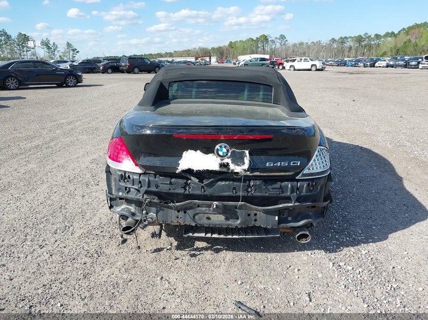 2004 BMW 645Ci VIN: WBAEK73444B320744 Lot: 44444170