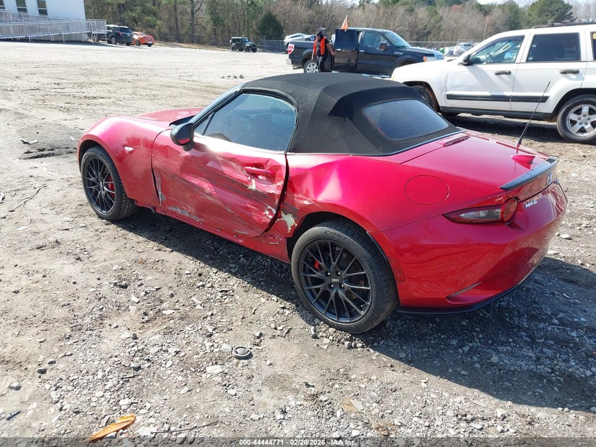 Vin: jm1ndac70g0105382, lot: 44941424, mazda mx-5 miata club 20163