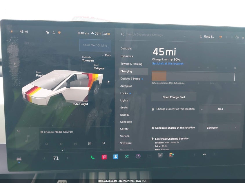 2024 Tesla Cybertruck All-Wheel Drive VIN: 7G2CEHED9RA027148 Lot: 44445419