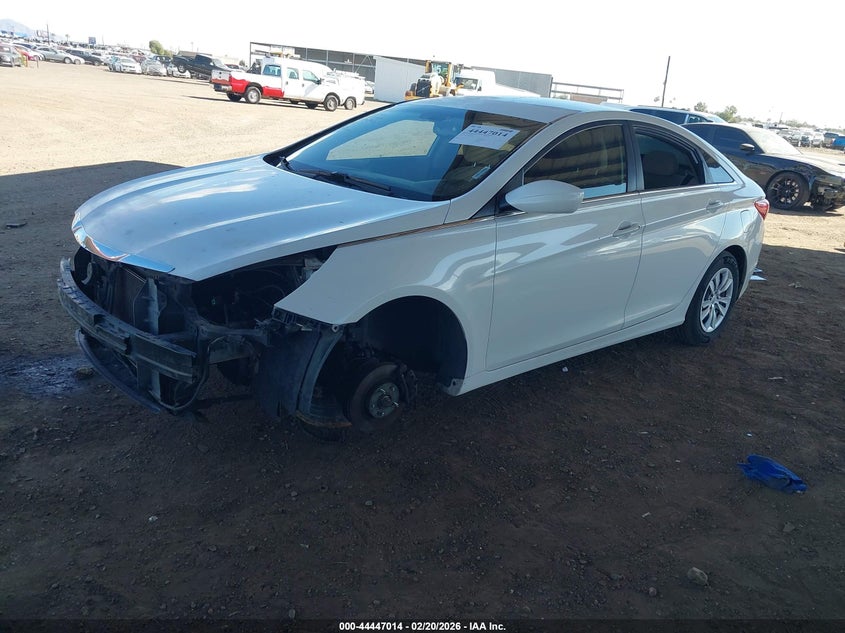 2012 Hyundai Sonata 2.4 Gls/Limited/Se white Lot 111044447014 Vin 5NPEB4AC6CH45T756