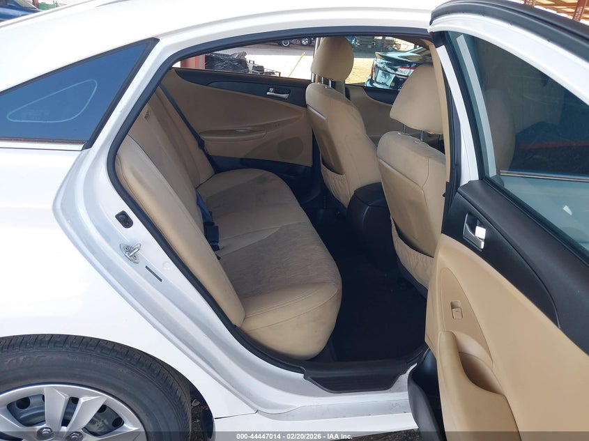 2012 Hyundai Sonata 2.4 Gls/Limited/Se white Lot 111044447014 Vin 5NPEB4AC6CH45T756