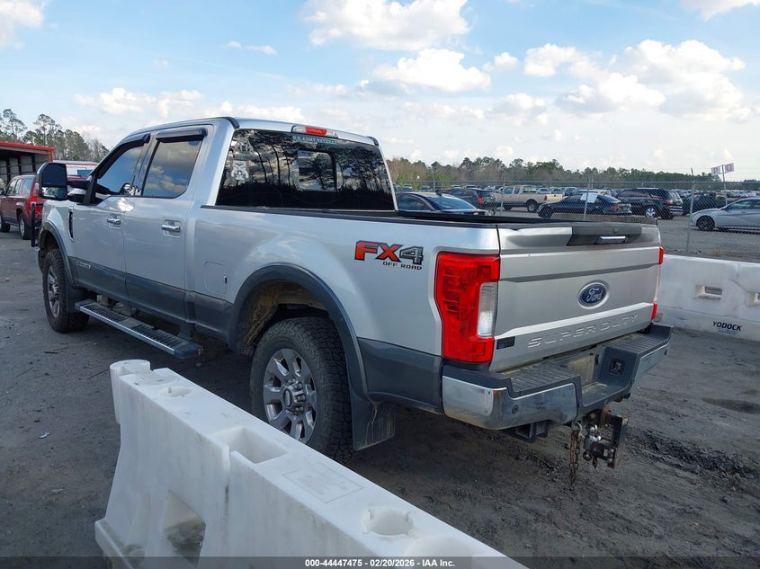 Vin: 1ft7w2bt4hed99784, lot: 44944128, ford f-250 lariat 20173