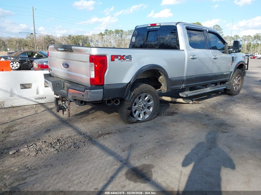 Vin: 1ft7w2bt4hed99784, lot: 44944128, ford f-250 lariat 20174