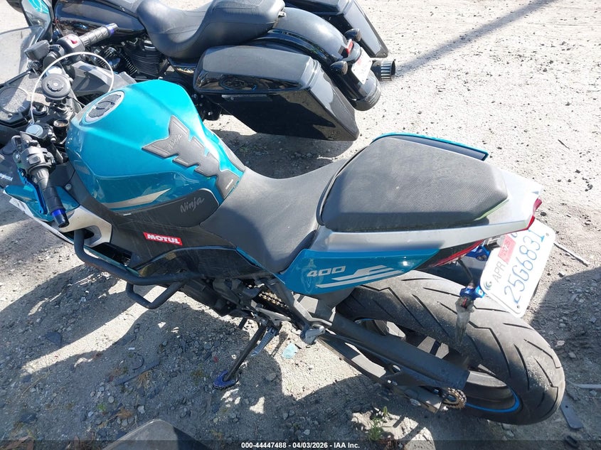 2021 Kawasaki Ex400 VIN: JKAEXKH11MDAA9744 Lot: 44447488