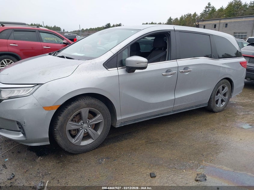 Vin: 5fnrl6h52mb036359, lot: 44944180, honda odyssey ex 20212