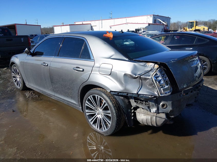 2012 Chrysler 300 3.6 S V6 grey Lot 111044447790 Vin 2C3CCABG5CH115508