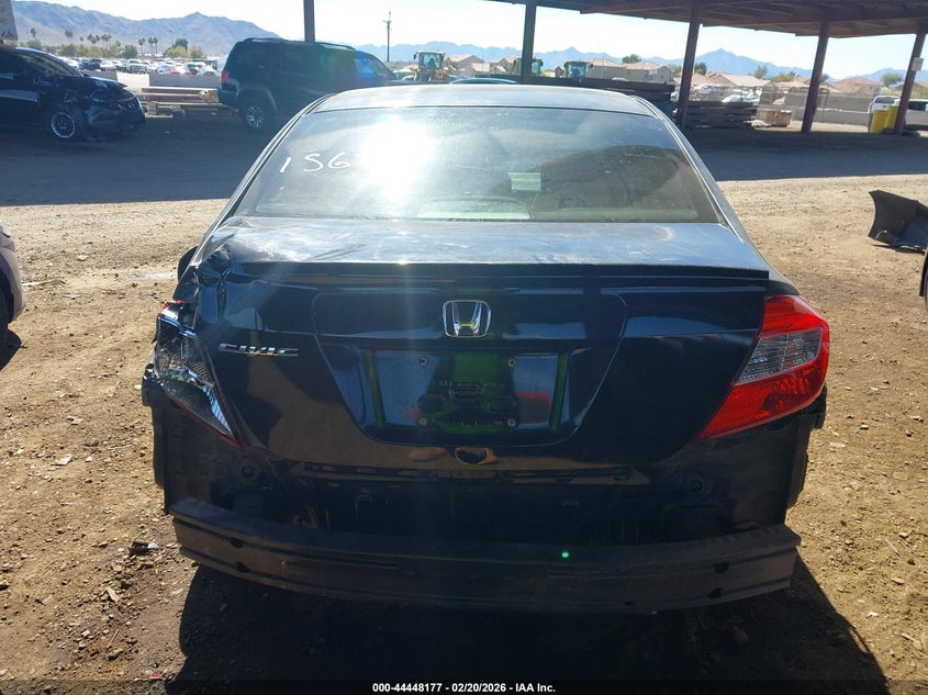 2HGFB2F52CH602581 2012 Honda Civic 1.8 Lx black