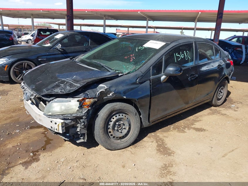 2HGFB2F52CH602581 2012 Honda Civic 1.8 Lx black