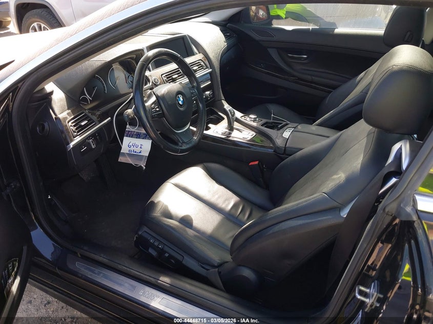 2012 BMW 640I VIN: WBALW3C56CC892078 Lot: 44448715