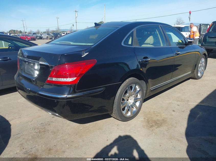 Vin: kmhgh4jh7du072469, lot: 44945453, hyundai equus signature 20134