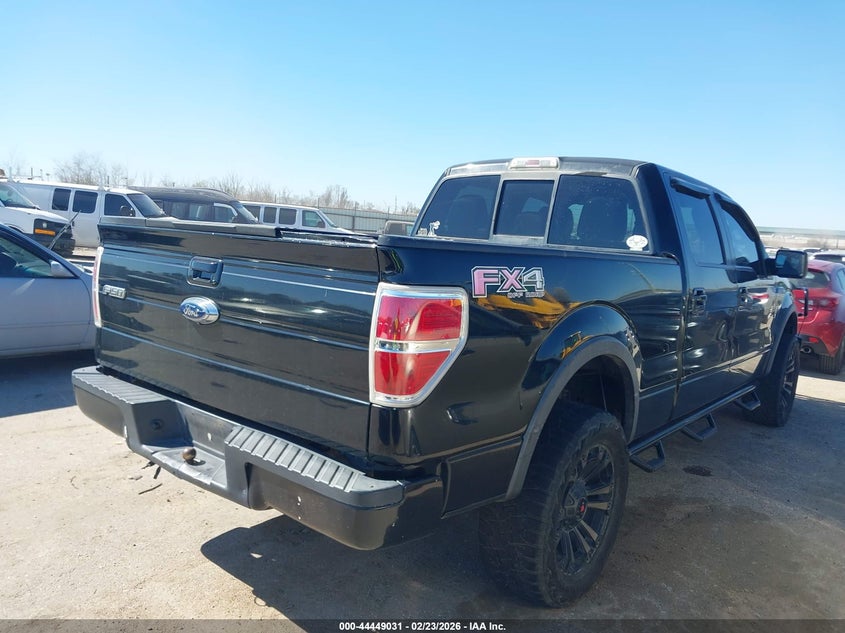2012 Ford F-150 3.5 Fx4 black Lot 111044449031 Vin 1FTFW1ET6CKD95344