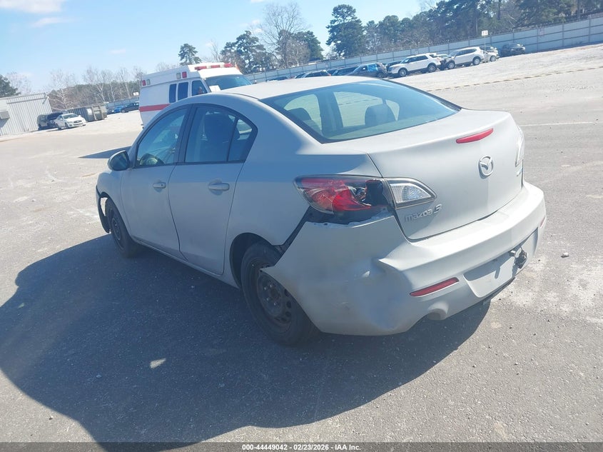 Vin: jm1bl1u77d1808147, lot: 44945708, mazda mazda3 i sport 20133