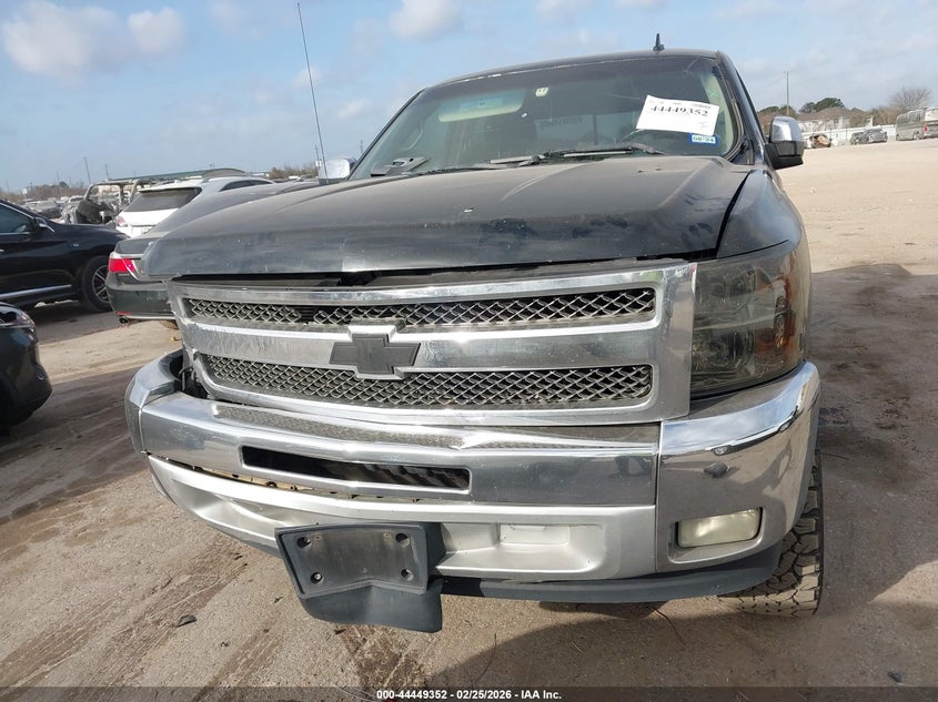 2012 Chevrolet Silverado 5.3 1500 Lt black Lot 111044449352 Vin 3GCPCSE03CG249774