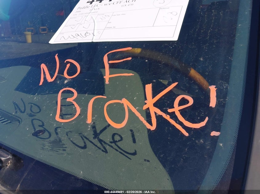 2006 Lexus Gx 470 VIN: JTJBT20X460109950 Lot: 44449491