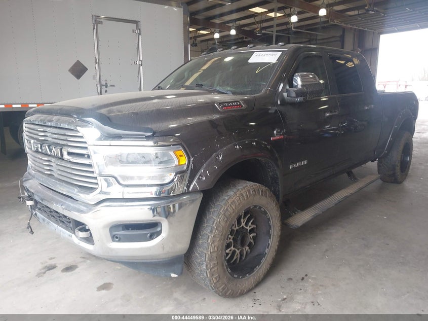 Vin: 3c6ur5nl9ng267770, lot: 44946255, ram 2500 laramie  4x4 6'4 box 20222
