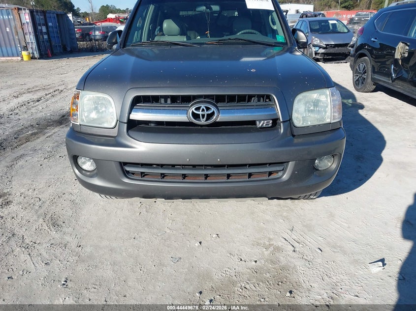 2005 TOYOTA SEQUOIA SPORT UTILITY VEHICLE 4.7L V-8 DOHC, VVT, 282HP