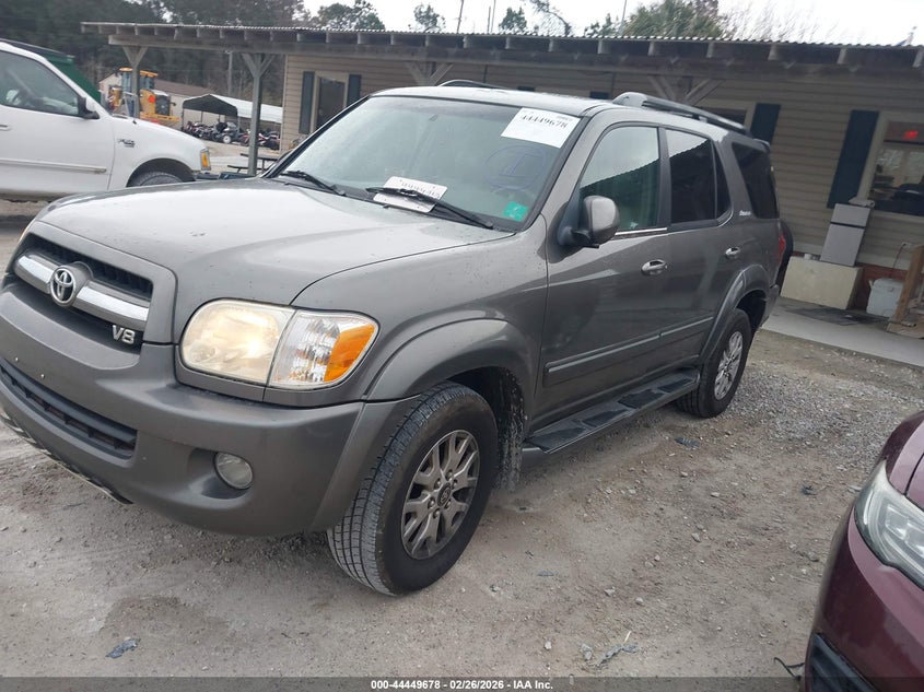2005 TOYOTA SEQUOIA SPORT UTILITY VEHICLE 4.7L V-8 DOHC, VVT, 282HP