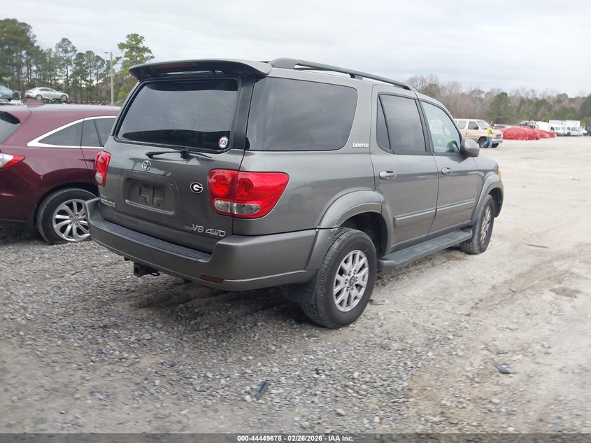 2005 TOYOTA SEQUOIA SPORT UTILITY VEHICLE 4.7L V-8 DOHC, VVT, 282HP