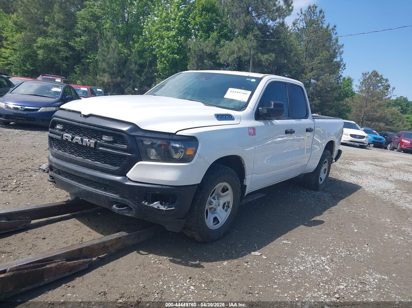 Vin: 1c6srfct3pn566987, lot: 44946426, ram 1500 tradesman  4x4 6'4 box 20232