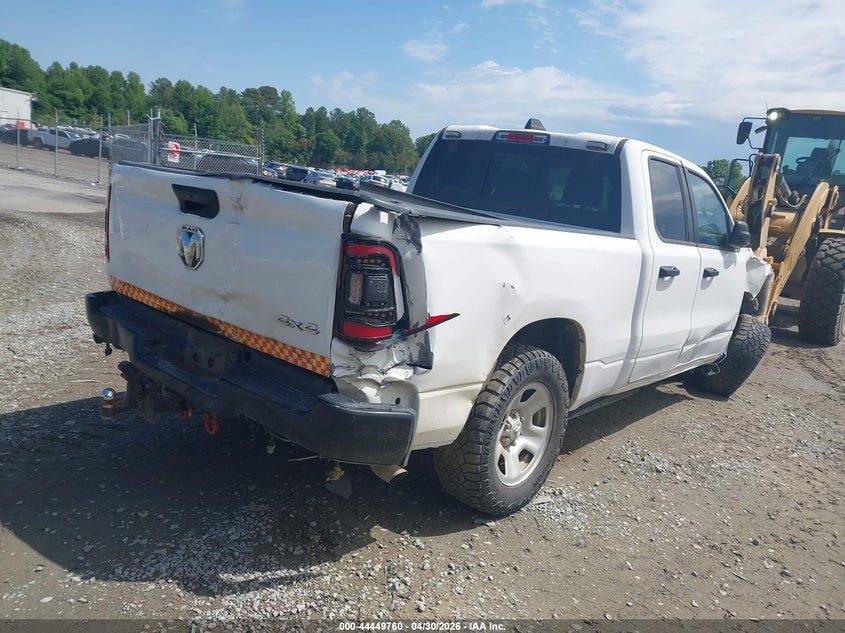 Vin: 1c6srfct3pn566987, lot: 44946426, ram 1500 tradesman  4x4 6'4 box 20234