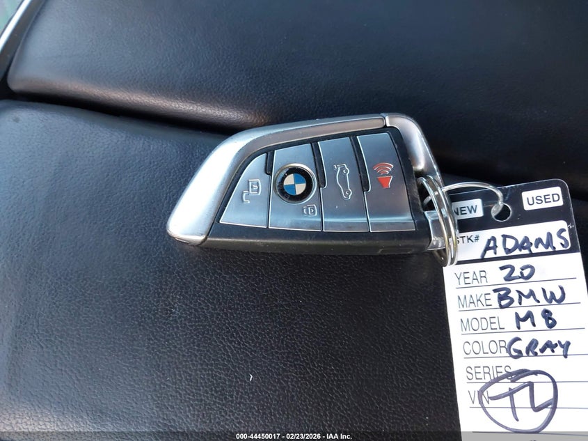 2020 BMW M8 Competition VIN: WBSAE0C03LCD69323 Lot: 44450017